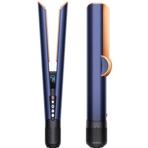 Dyson Airstrait Straightener (Prussian Blue/Rich Copper) with Case & Stand